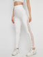 SIDE LACE LEGGINGS - pink kangaroo yoga
