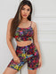 CAMI SPORTS SET - pink kangaroo yoga
