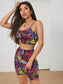 CAMI SPORTS SET - pink kangaroo yoga