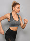 CONTRAST SPORTS BRA - pink kangaroo yoga