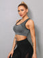 CONTRAST SPORTS BRA - pink kangaroo yoga