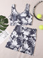 TROPICAL YOGA SET - pink kangaroo yoga