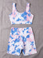 TYE IT HIGH STRETCH YOGA SET - pink kangaroo yoga
