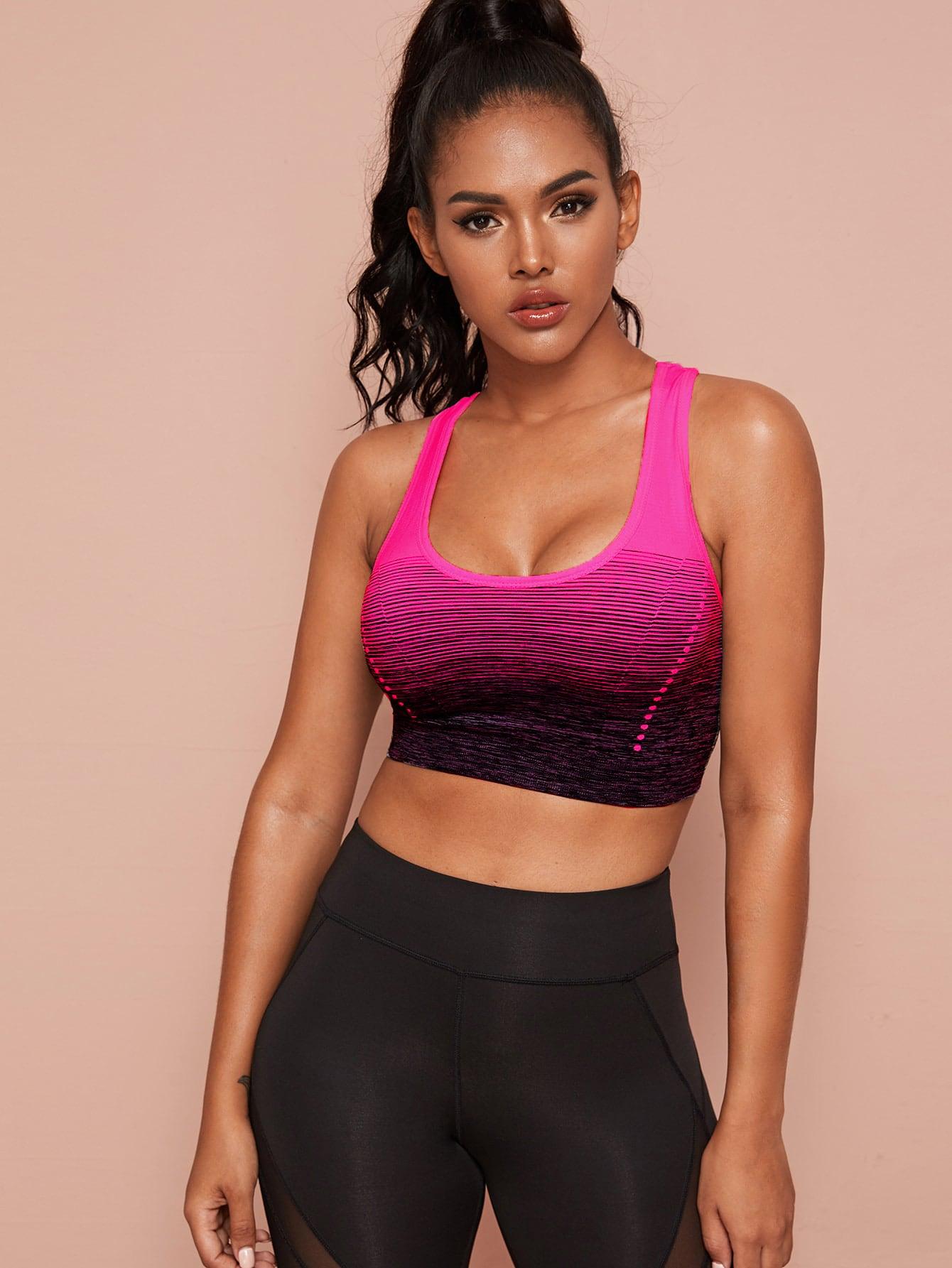 TONE IT BRA TOP - pink kangaroo yoga