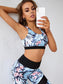 TROPICAL YOGA SET - pink kangaroo yoga