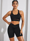 MESH INSERT YOGA SET - pink kangaroo yoga