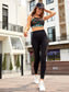MESH PRINT SPORTS BRA - pink kangaroo yoga