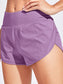 SOLID DOLPHIN SHORTS - pink kangaroo yoga