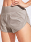 SOLID DOLPHIN SHORTS - pink kangaroo yoga