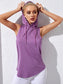 DRAWSTRING HOODED TOP - pink kangaroo yoga