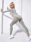 SEAMLESS SKINNY YOGA SET - pink kangaroo yoga