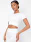 CUT OUT BACK SPORTS TOP - pink kangaroo yoga