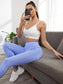 WIDE WAIST SIDE LEGGINGS - pink kangaroo yoga