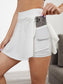 HIGH WAIST SPORTS SHORTS - pink kangaroo yoga