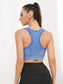 CONTRAST SPORTS BRA - pink kangaroo yoga