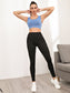 CONTRAST SPORTS BRA - pink kangaroo yoga
