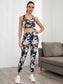 FLORAL YOGA SET - pink kangaroo yoga