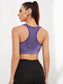 CONTRAST SPORTS BRA - pink kangaroo yoga