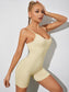 SPORTS CAMI ROMPER - pink kangaroo yoga