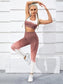 OMBRE RACER YOGA SET - pink kangaroo yoga
