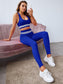 STRIPED RACER YOGA SET - pink kangaroo yoga