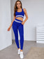 STRIPED RACER YOGA SET - pink kangaroo yoga