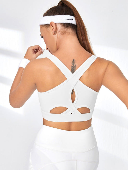 FLEX DRY SPORTS BRA - pink kangaroo yoga