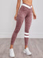 WIDE SPORTS LEGGINGS - pink kangaroo yoga