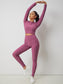 SOFT STRETCH YOGA SET - pink kangaroo yoga