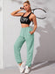 ELASTIC CASUAL PANTS - pink kangaroo yoga