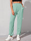 ELASTIC CASUAL PANTS - pink kangaroo yoga