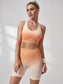 OMBRE SEAMLESS FITNESS SET - pink kangaroo yoga