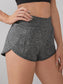 SOLID DOLPHIN SHORTS - pink kangaroo yoga