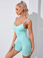 BACKLESS CAMI ROMPER - pink kangaroo yoga