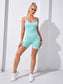 BACKLESS CAMI ROMPER - pink kangaroo yoga