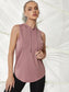DRAWSTRING HOODED TOP - pink kangaroo yoga