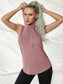 DRAWSTRING HOODED TOP - pink kangaroo yoga