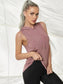 DRAWSTRING HOODED TOP - pink kangaroo yoga