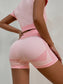 SEAMLESS COMFORT FITNESS SET - pink kangaroo yoga