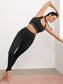 BREATHABLE CRISS CROSS SET - pink kangaroo yoga