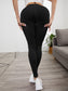 WIDE WAIST SIDE LEGGINGS - pink kangaroo yoga