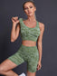 CAMO SEAMLESS FITNESS SET - pink kangaroo yoga
