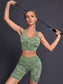 CAMO SEAMLESS FITNESS SET - pink kangaroo yoga
