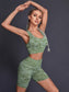 CAMO SEAMLESS FITNESS SET - pink kangaroo yoga