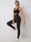 HONEYCOMB TEXTURED FITNESS SET - pink kangaroo yoga