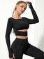 CUTOUT SPORTS TEE - pink kangaroo yoga