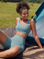 SOLID COMFORT FITNESS SET - pink kangaroo yoga