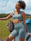 SOLID COMFORT FITNESS SET - pink kangaroo yoga