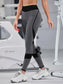 CONTRAST SPORTS LEGGINGS - pink kangaroo yoga