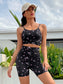 FLORAL FITNESS SET - pink kangaroo yoga